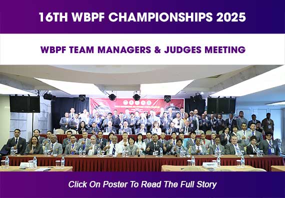 WBPF TEAM MANAGERS & JUDGES MEETING...